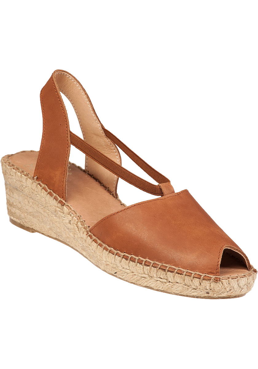 tan leather espadrille wedges