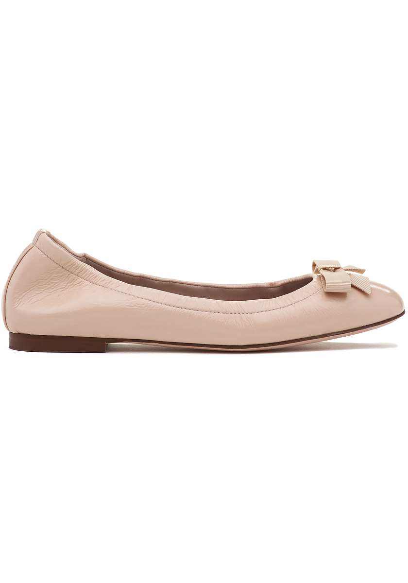 Raven Flat Blush Leather - Jildor Shoes