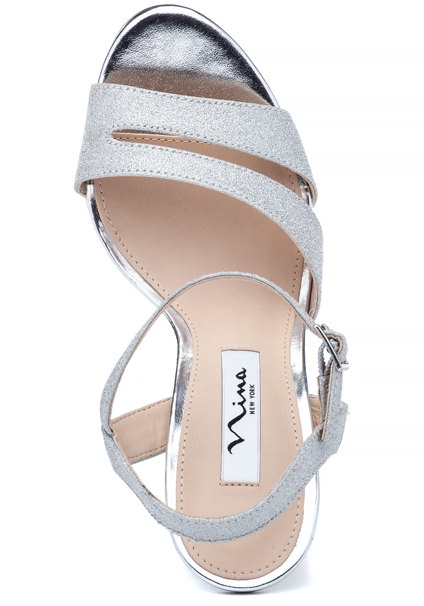 NINA Silana Evening Sandal Silver