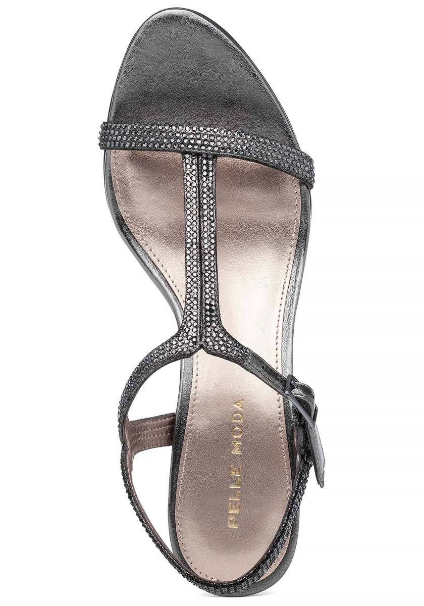 Fable Sandal Pewter Metallic - Jildor Shoes