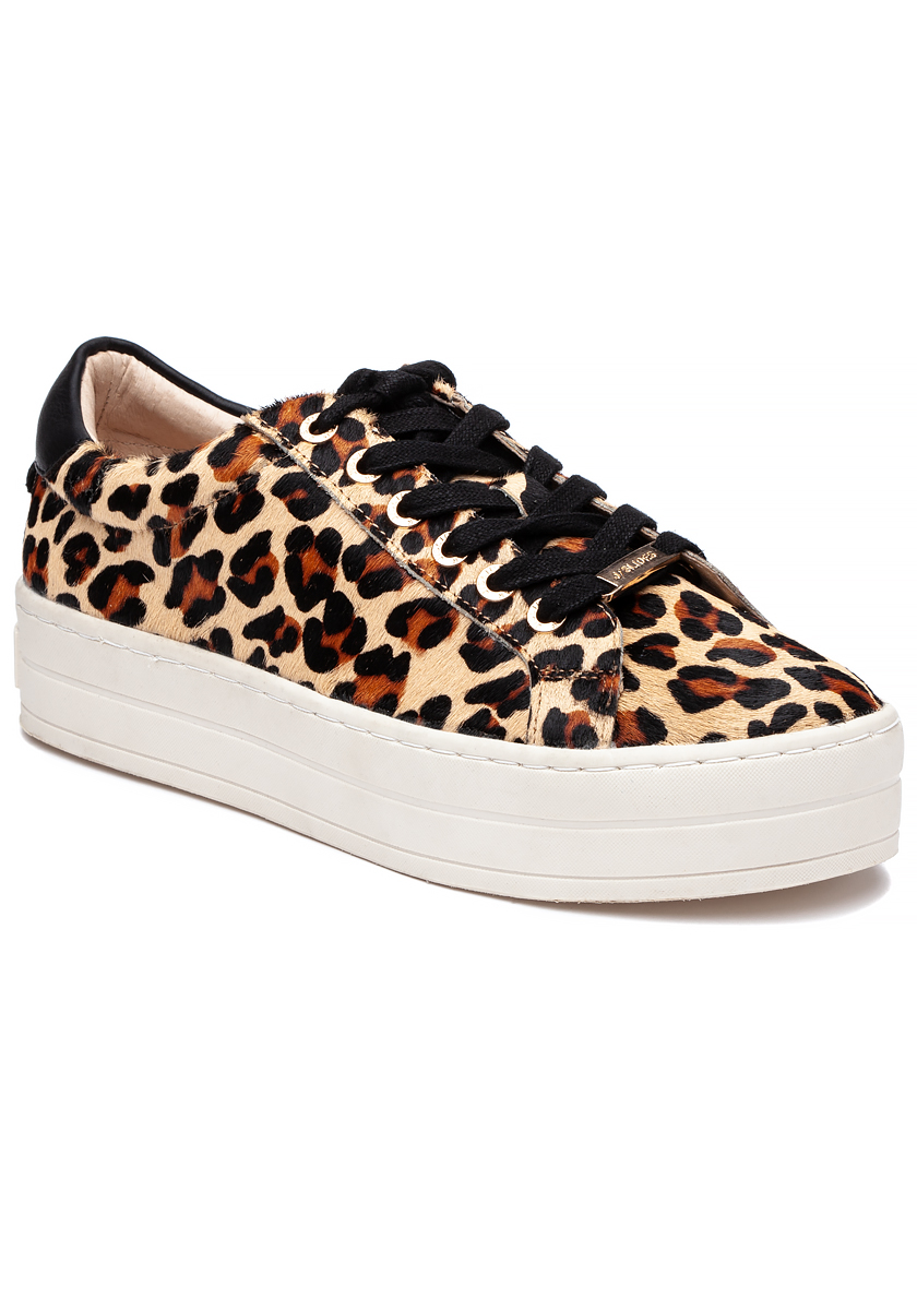 Hippie Sneaker Leopard Pony Hair 