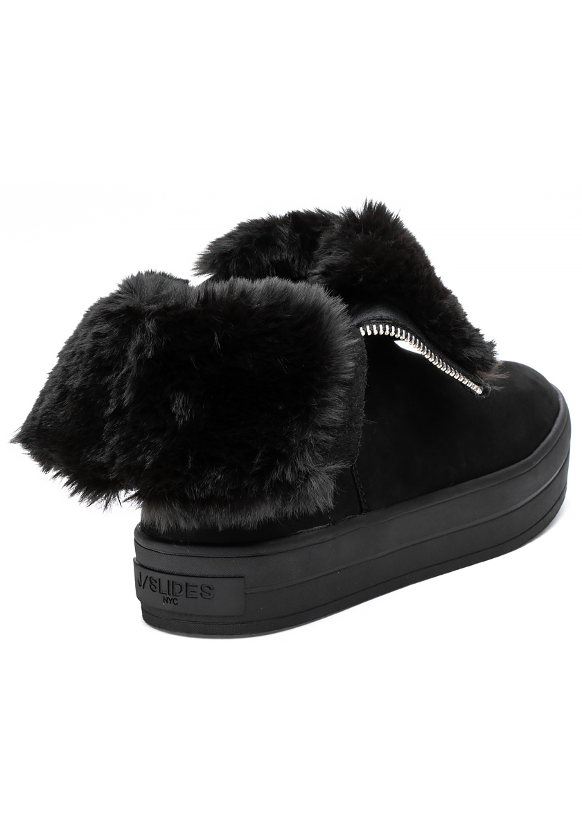 henley faux fur lined bootie