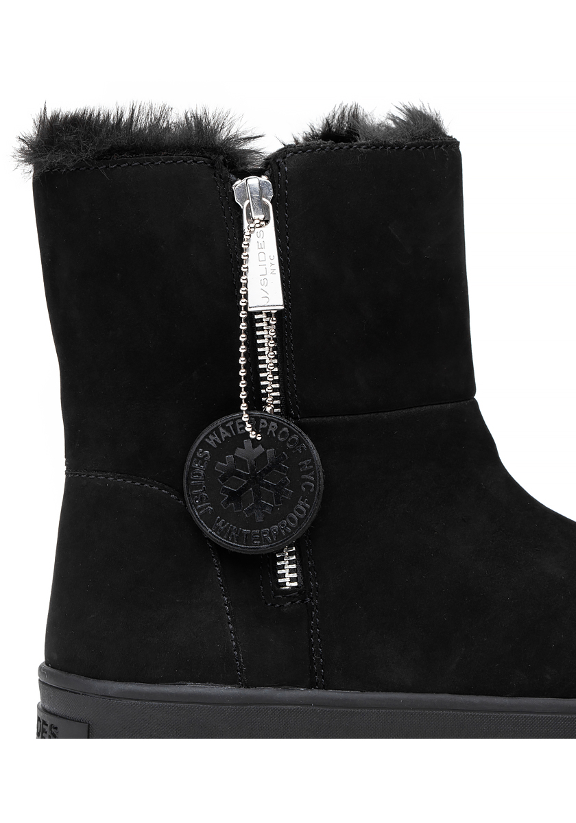 henley faux fur lined bootie