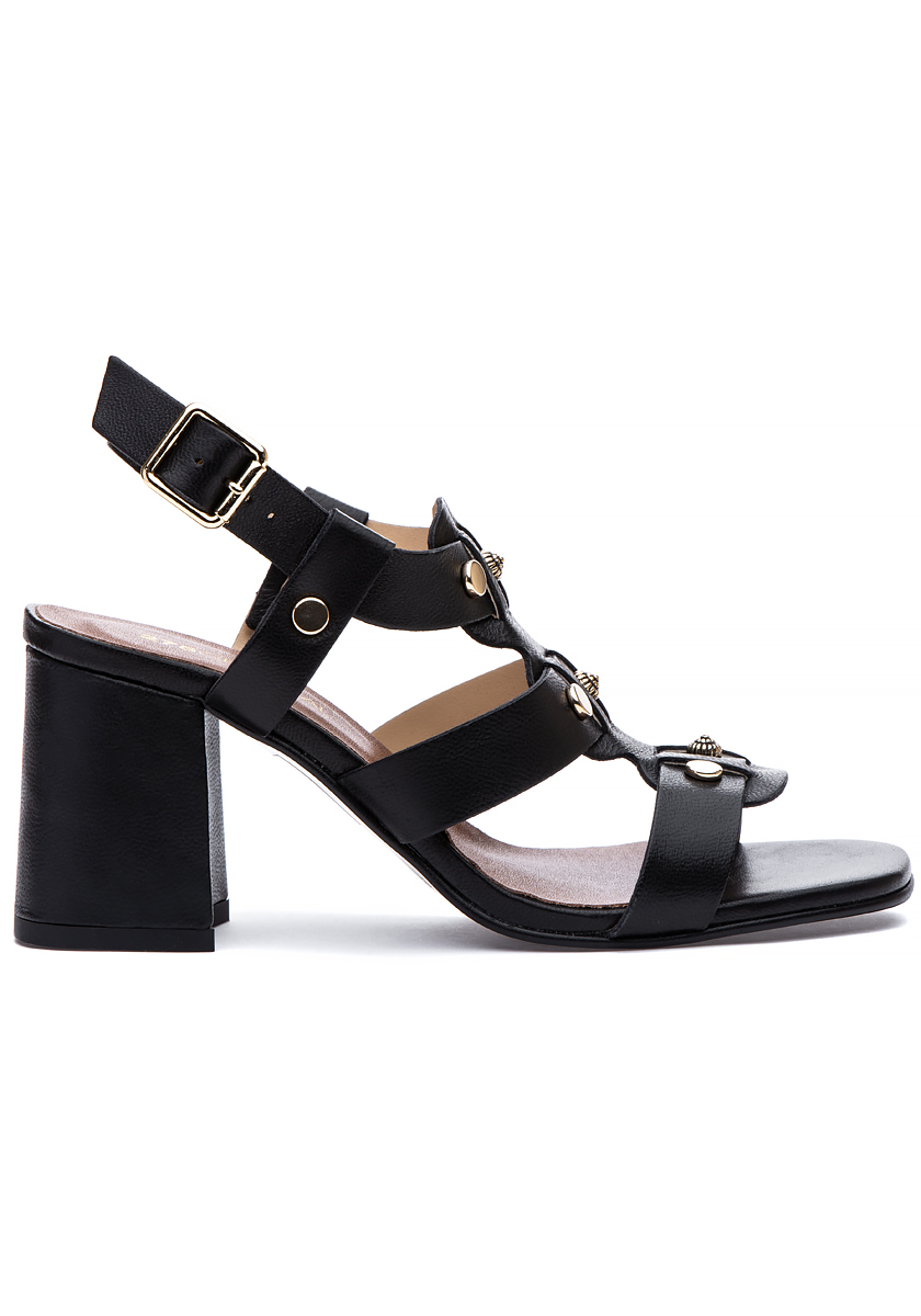 275 Central Lucy Sandal Black Leather