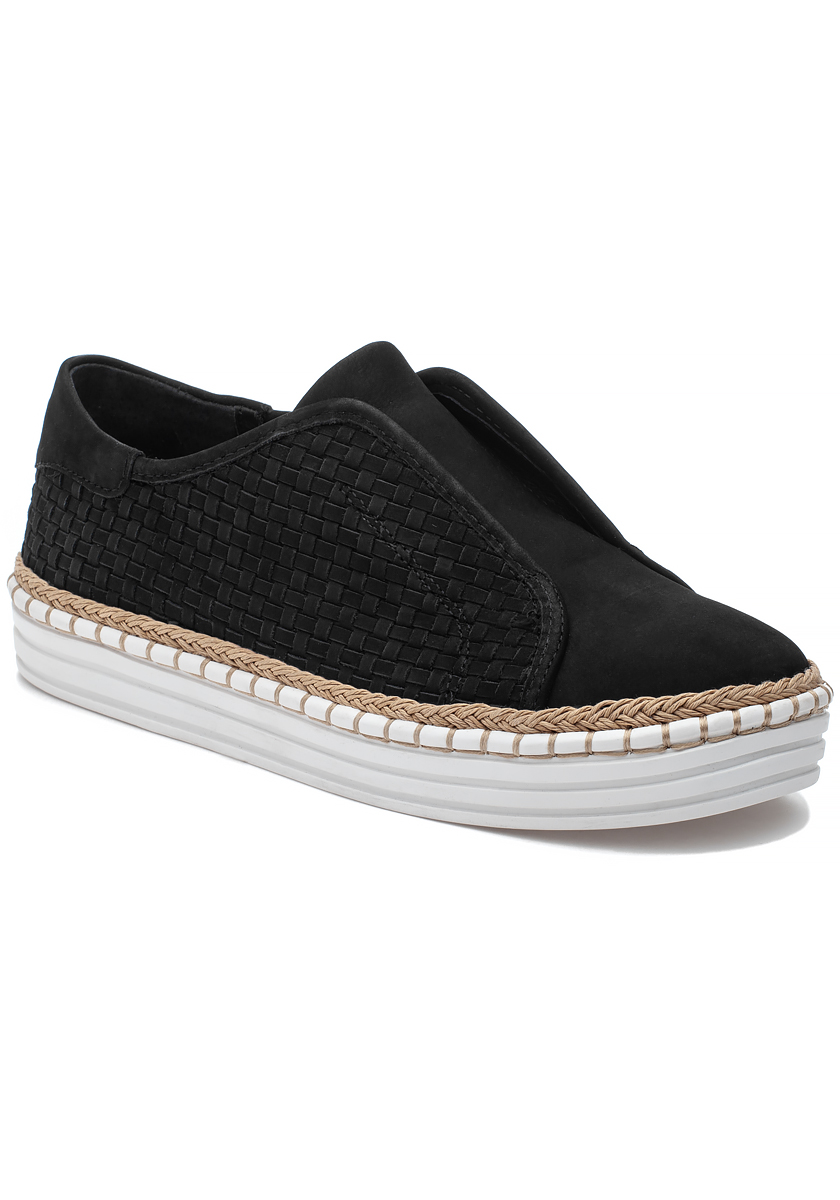 Kayla Sneaker Black Nubuck - Jildor Shoes