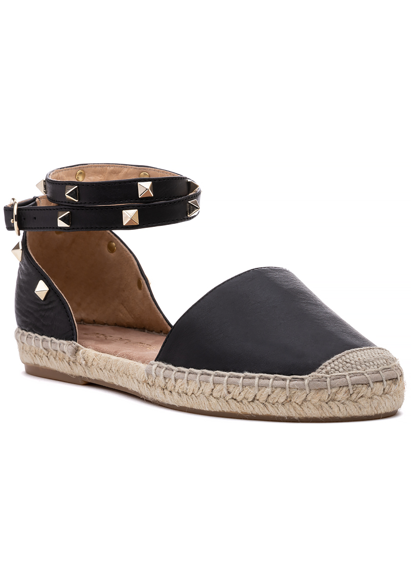 275 Central Sedil Espadrille Black - Black 37 Medium | Jildor Shoes