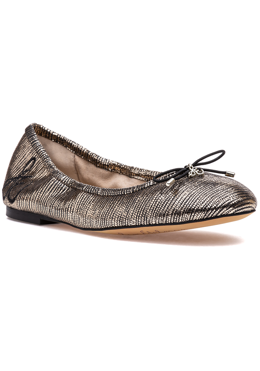 pewter flat shoes