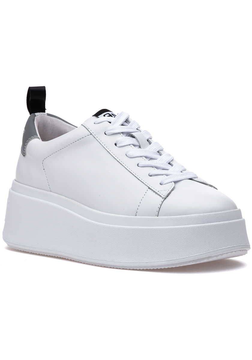 silver designer sneakers