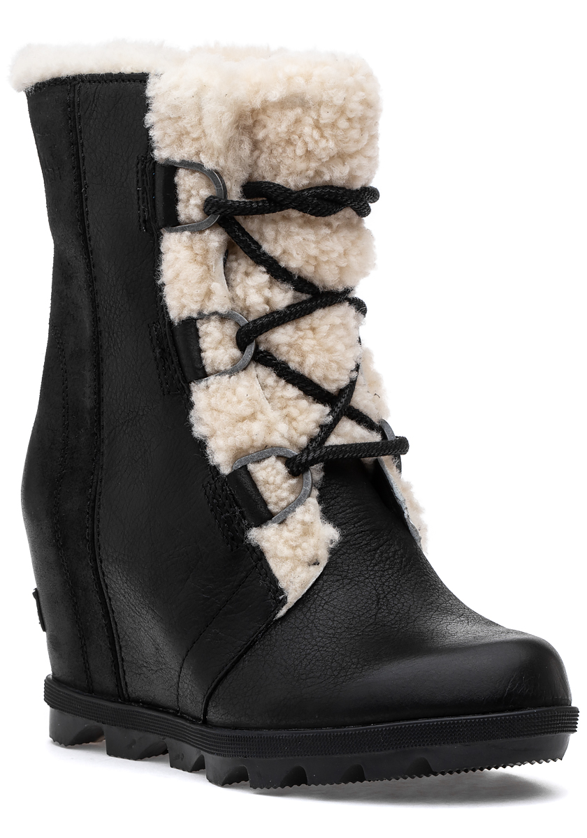 joan of arc wedge bootie