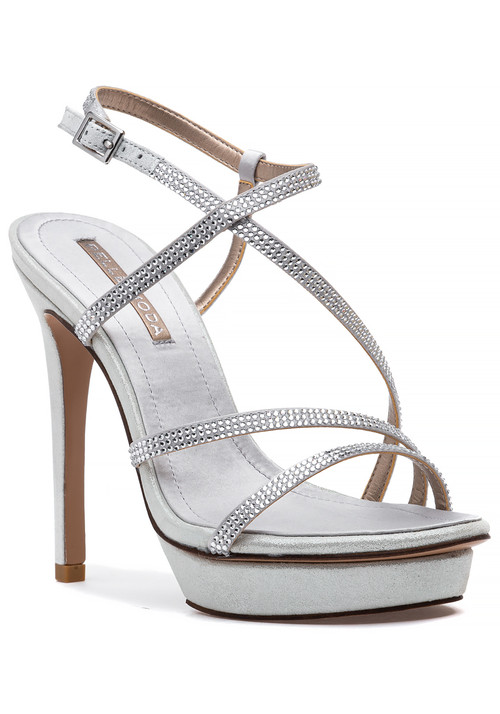 pelle moda silver sandals