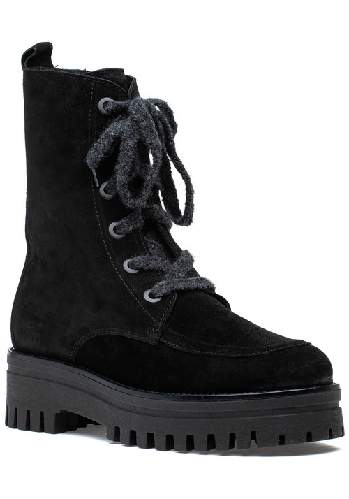 275 Central Leonardo Boot Black Suede