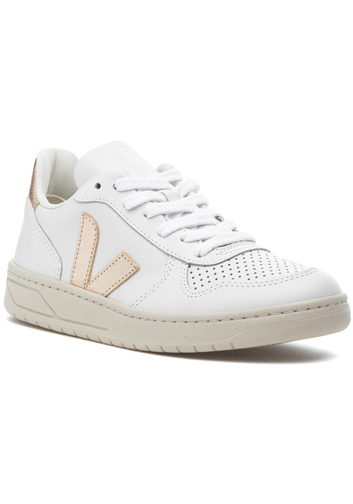 Veja V-10 Sneaker Extra White/Platine