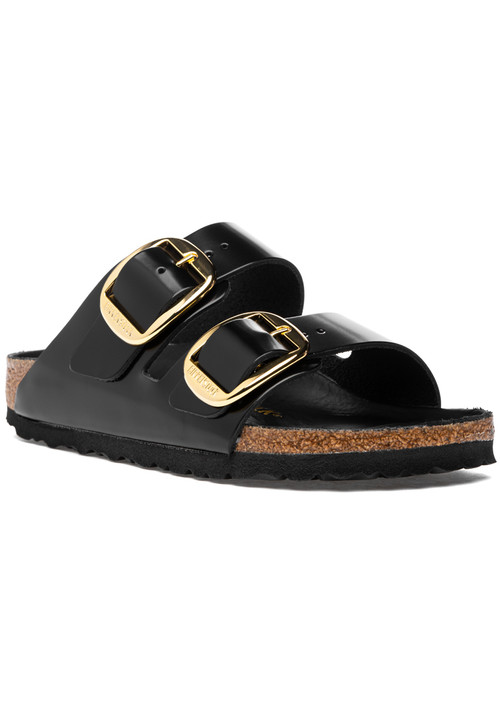 Birkenstock Arizona Big Buckle Sandal High Shine Black