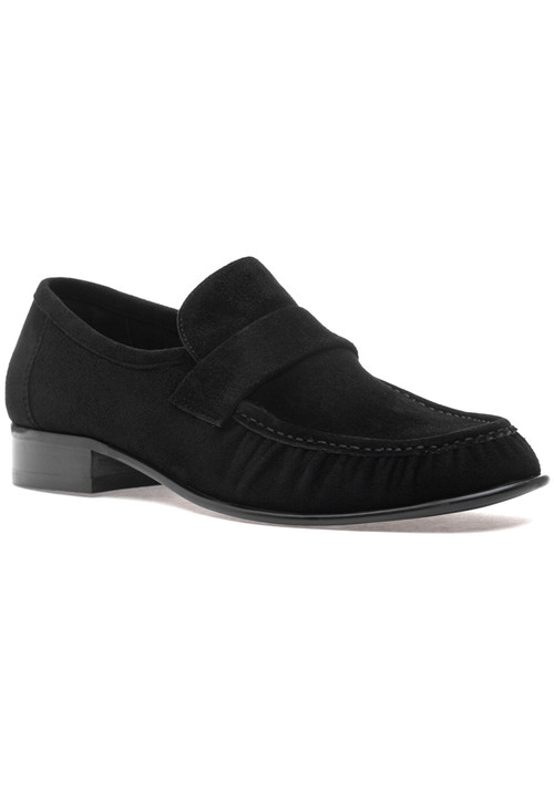 Jeffrey Campbell Societies Loafer Black Suede