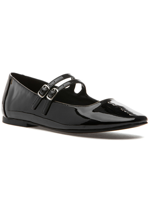 Steve Madden Alisah Mary Jane Flat Black