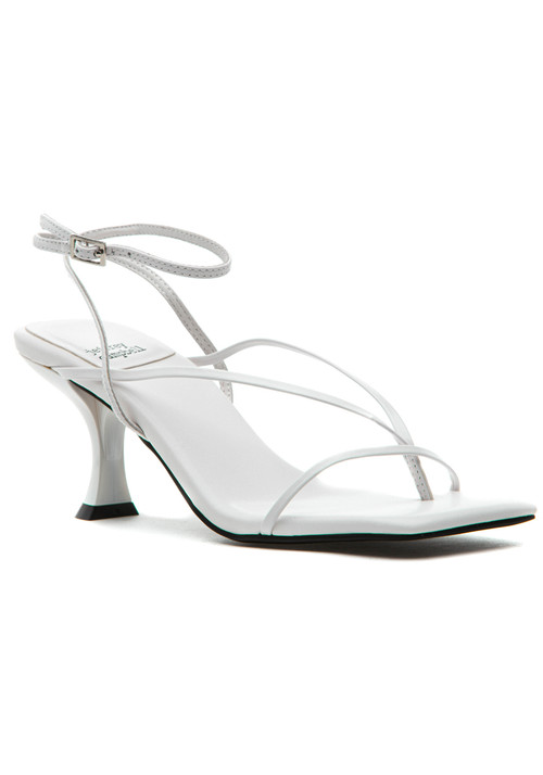 Jeffrey Campbell Fluxx Sandal White Leather