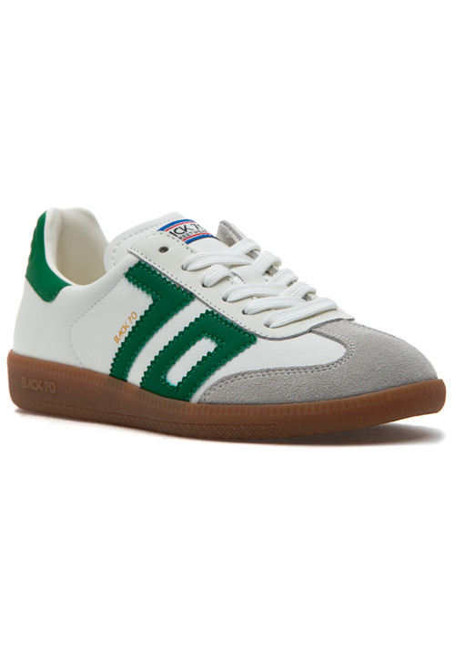 adidas gazelle silver green womens Back 70 Cloud Sneaker* White Green / 41 main image 1