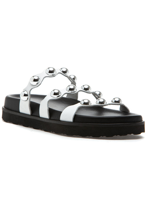 275 Central Amelia Sandal White Leather