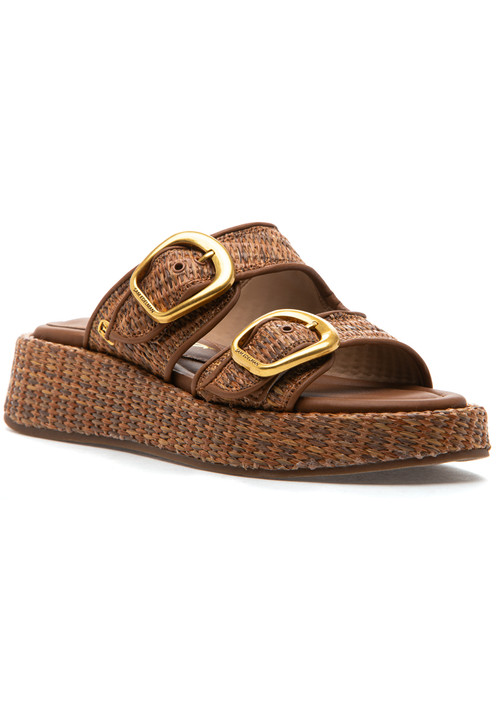 Sam Edelman Nerissa Sandal Cuoio Brown Basketweave