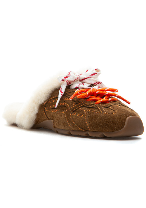 275 Central Noah Sneaker Mule Brown Suede