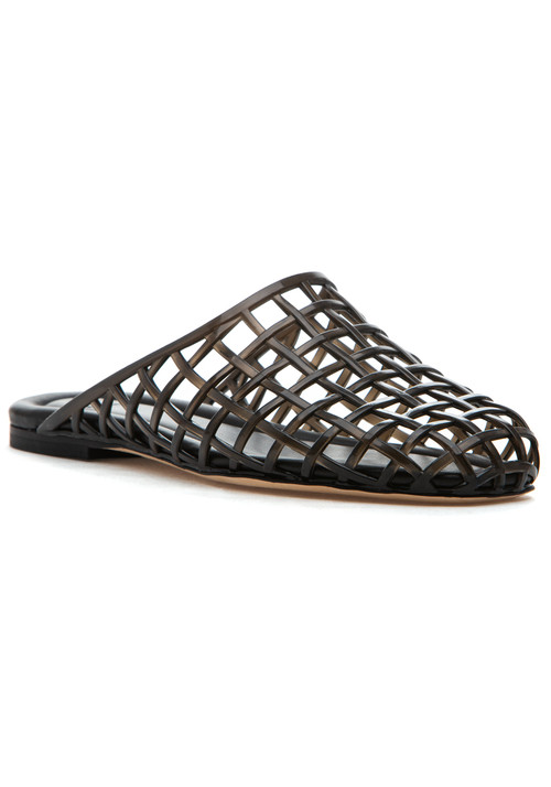 Vince Barcelona Jelly Sandal Mule Black