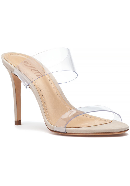 Schutz Ariella Sandal Transparent/Natural