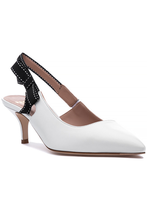 Roberto Festa Molly Pump White Leather