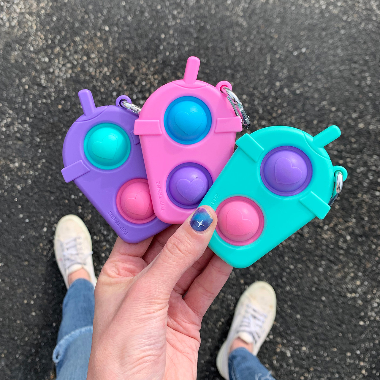 Shop Sensory Pop - Frap Keyrings Ultimate Fidget Fun for Kids