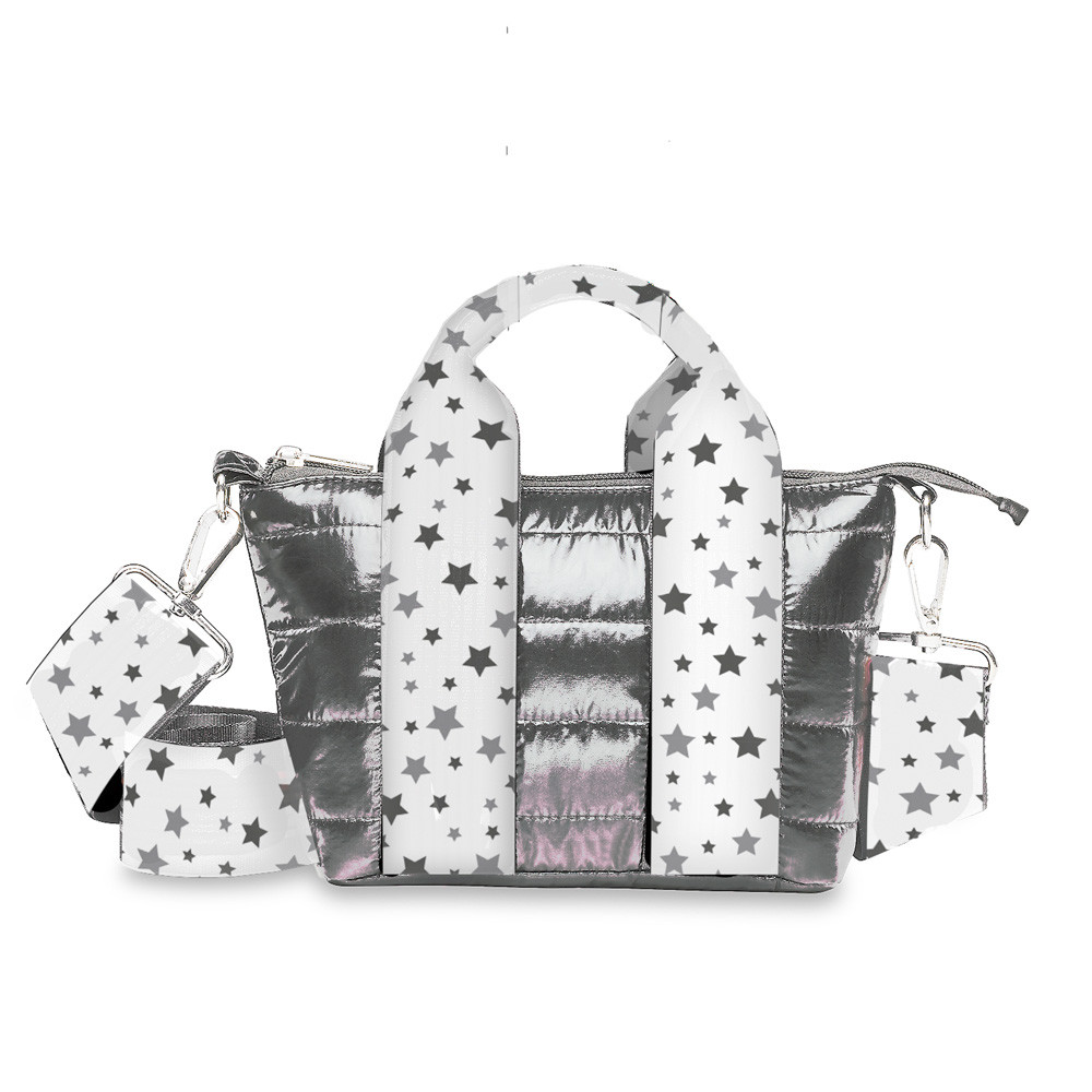 Best Gunmetal Puffer Tiny Tote For Kids And Tweens