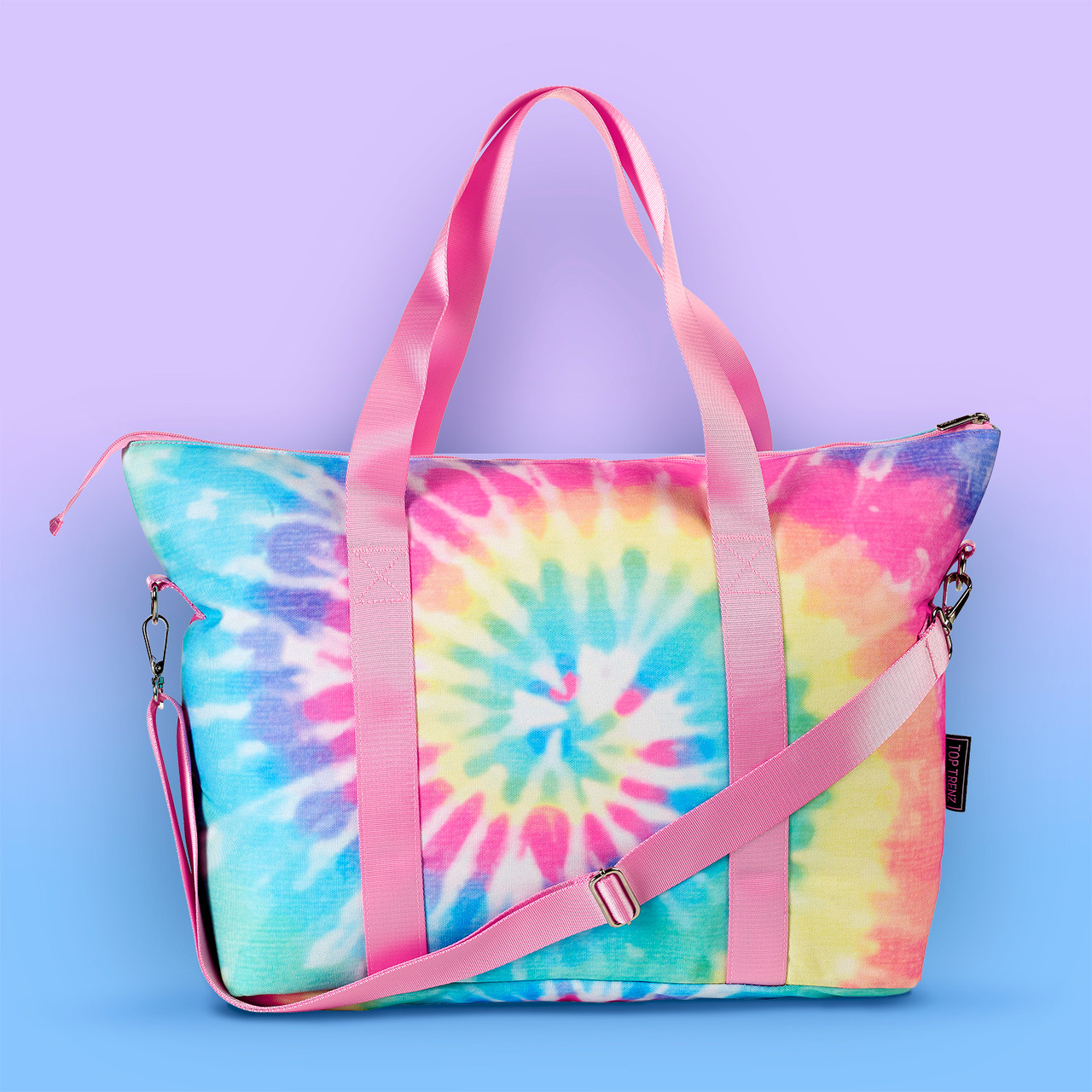 Fashion Tie Dye Weekender Bags Kid Outdoor Travelling Sleepover