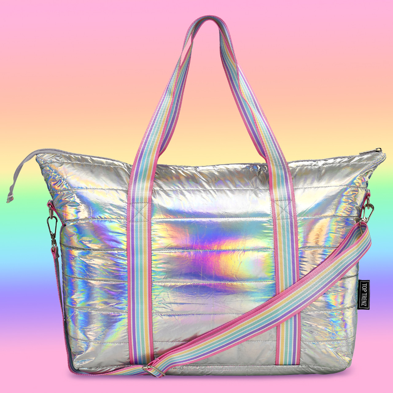 Our Best Selling Iridescent Puffer Tote Bag