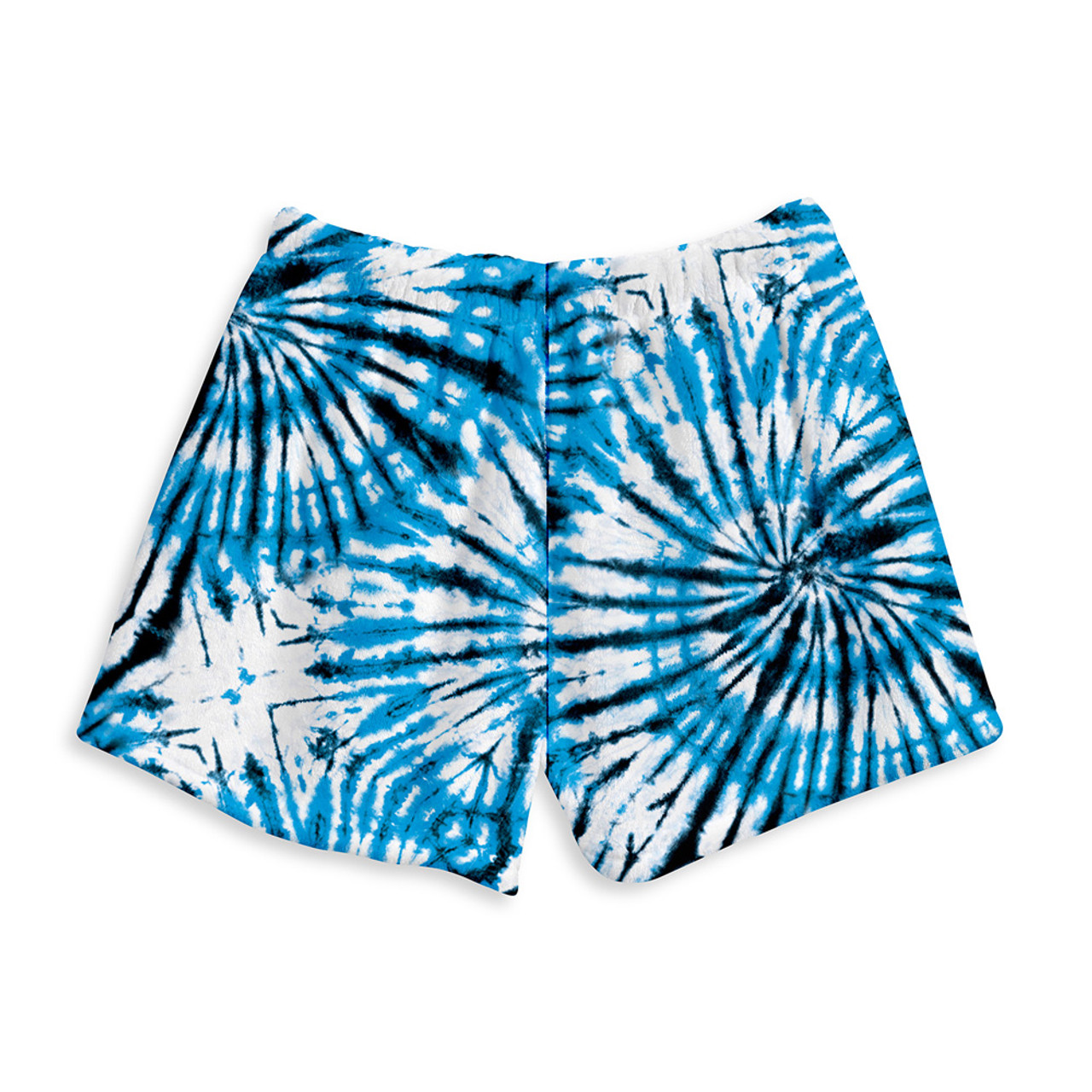 Shark Tie-Dye Fuzzy Lounge Shorts