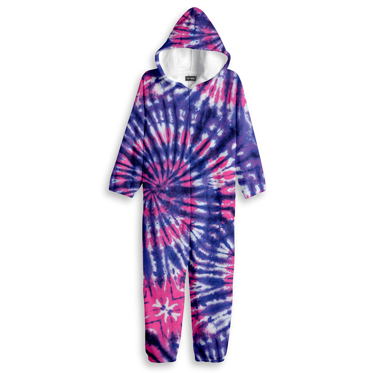 Grapevine Tie Dye Fuzzy One Piece Jumper Loungewear