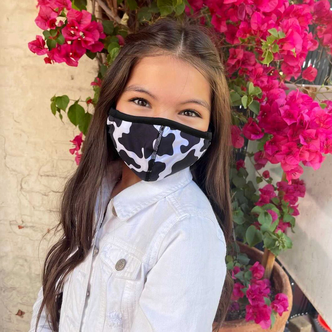 Super Cute Animal Cow Print Face Mask