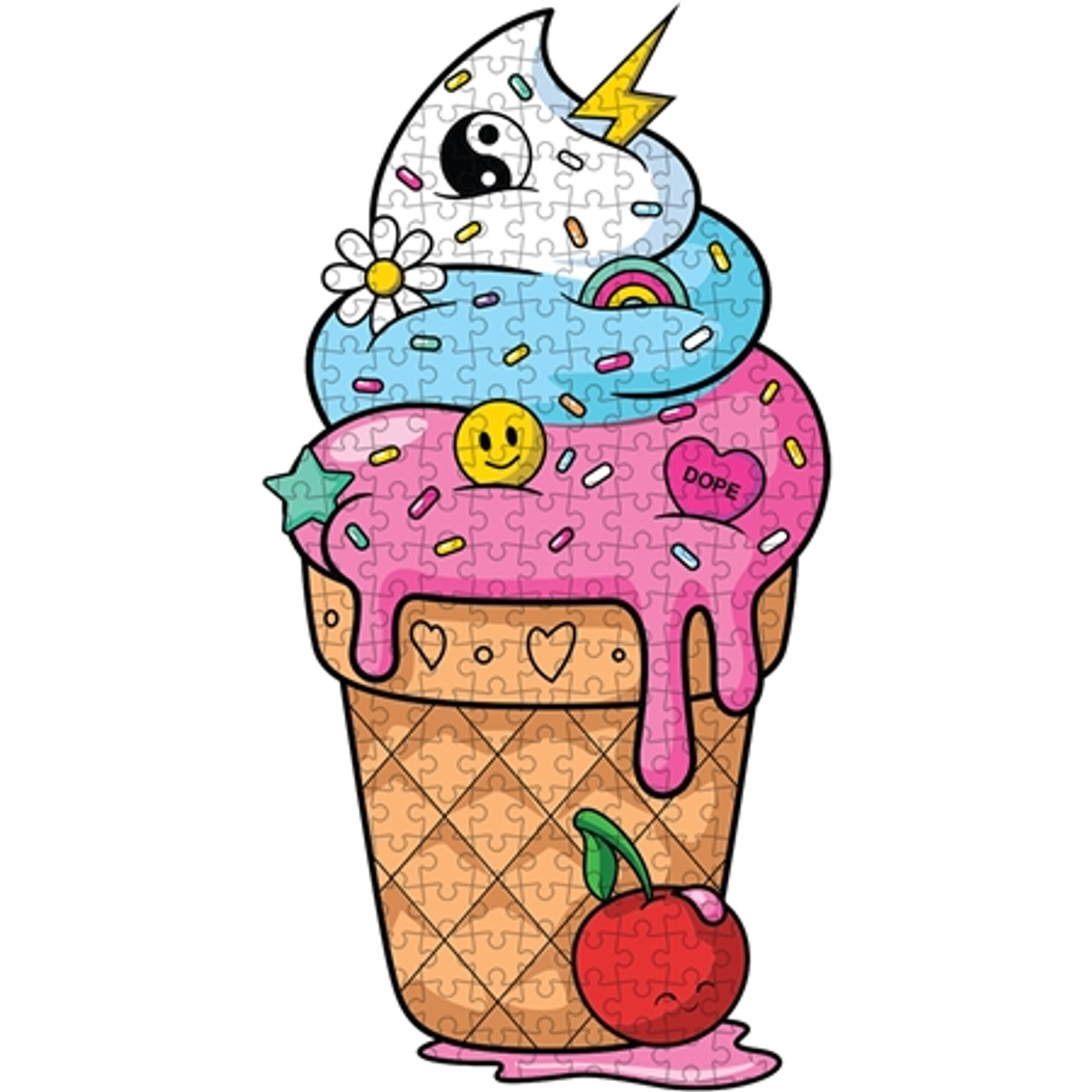 Top Trenz Totally Chill Puzzles - Ice Cream Cone