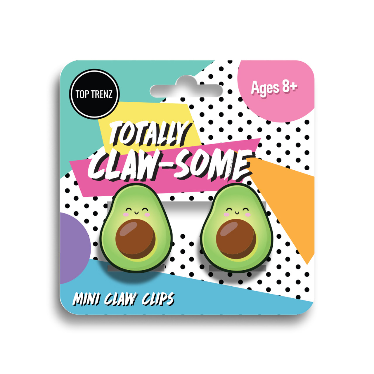 Avocado Mini Claw Clips | Trendy Hair Accessories | Top Trenz.