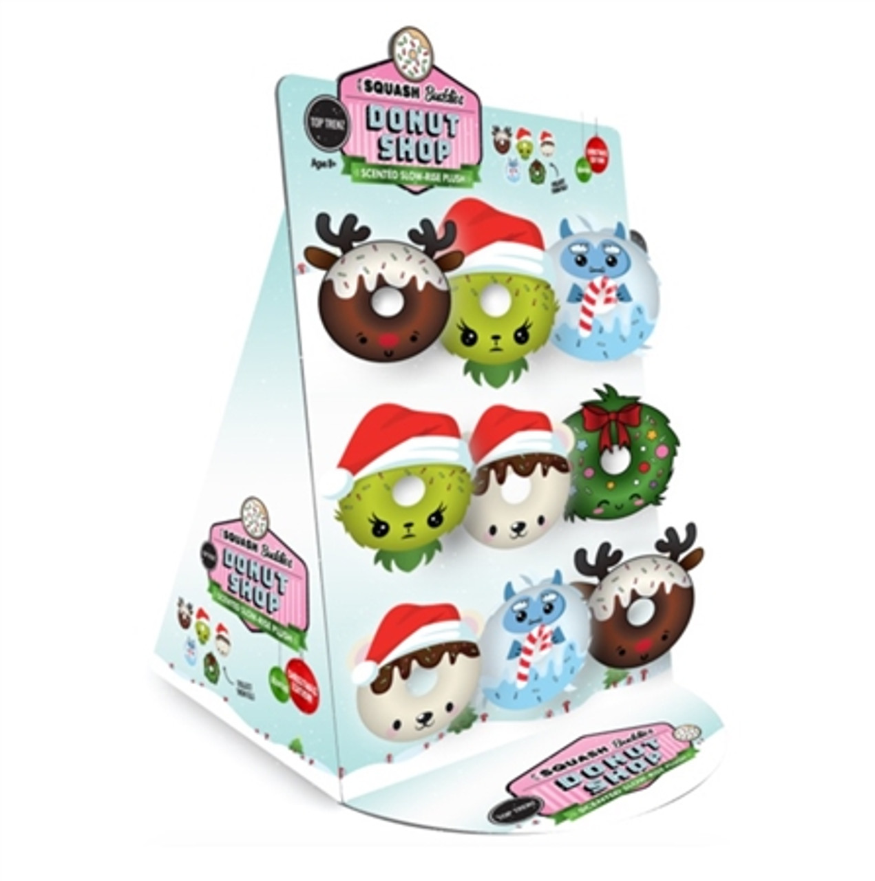 Scented Donut Shop Slow Rise Plush HOLIDAY EDITION is a fun slow rise plush toy.