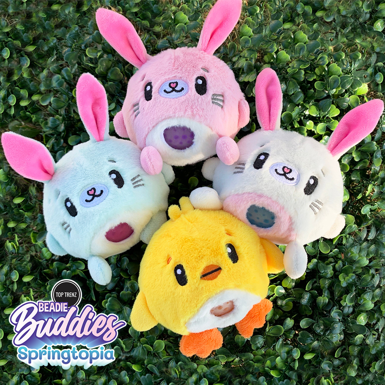 Beadie Buddies Springtopia - Mini Sensory Plush Squishy Toy