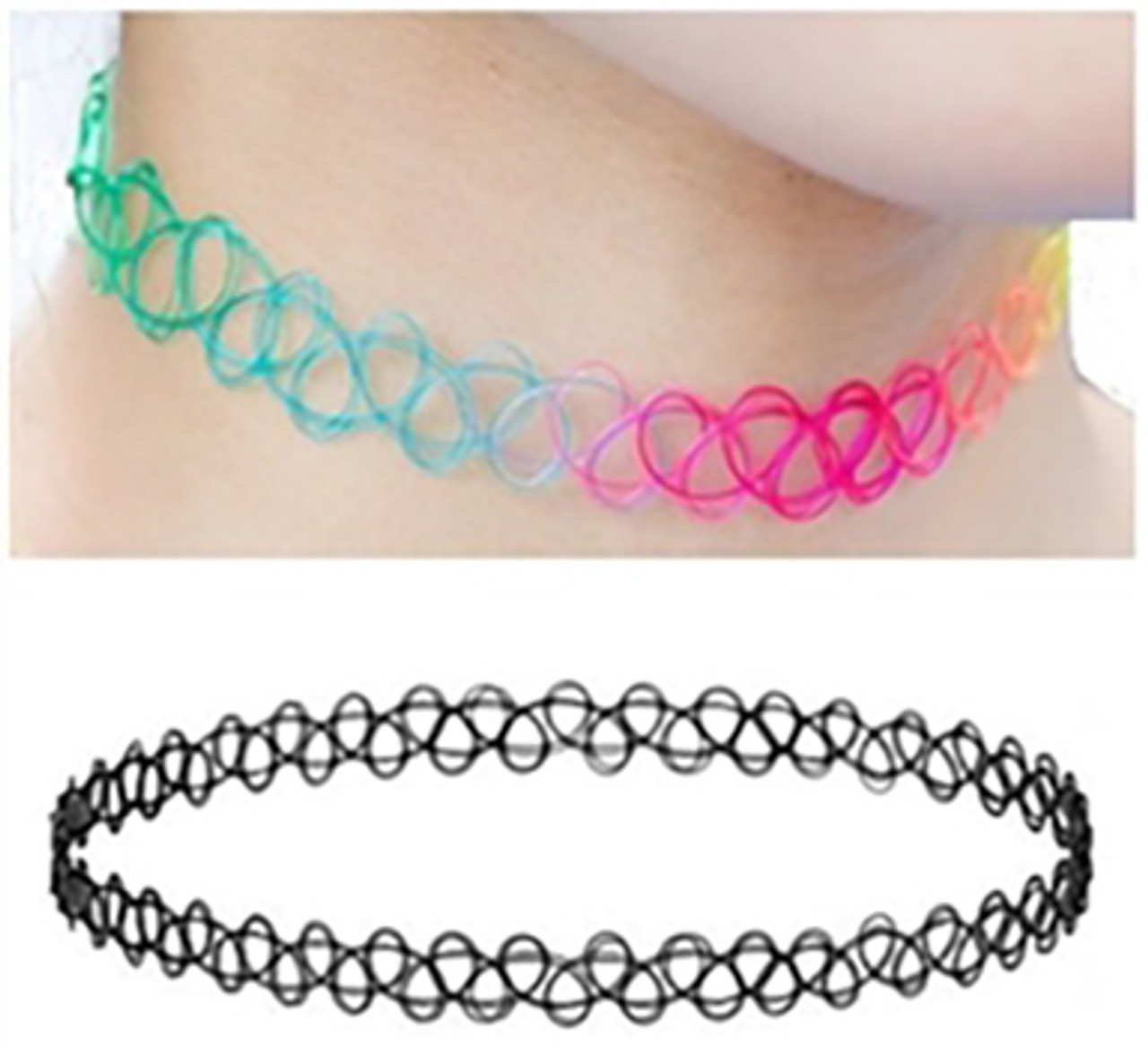 Tattoo Choker Necklaces at Wholesale Price  by gets jewels  Medium