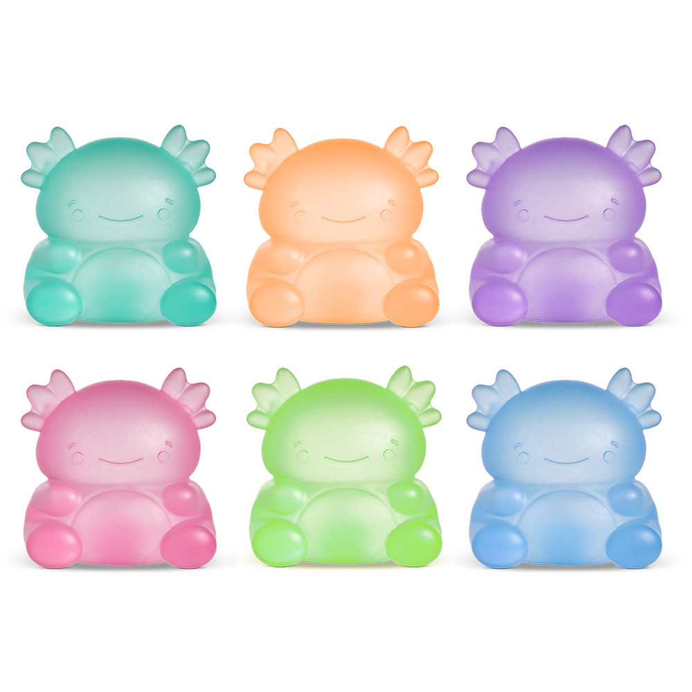 ☆show☆様TOY's suna gel sugar ＆ Fit in 9本 Axolotl Squishy Stress Ball Fidget Toy | Sugar Squisher