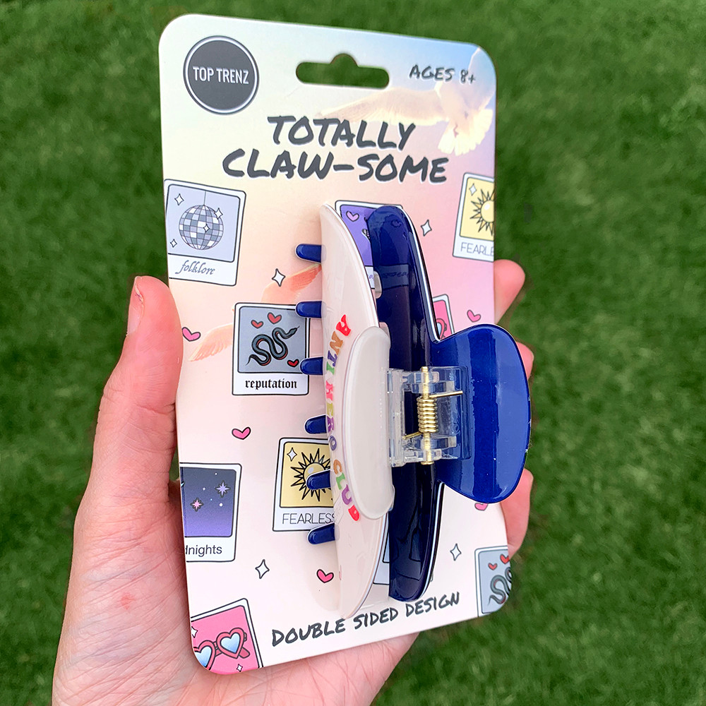 Two Sided Era Print Claw Hair Accessory Clip