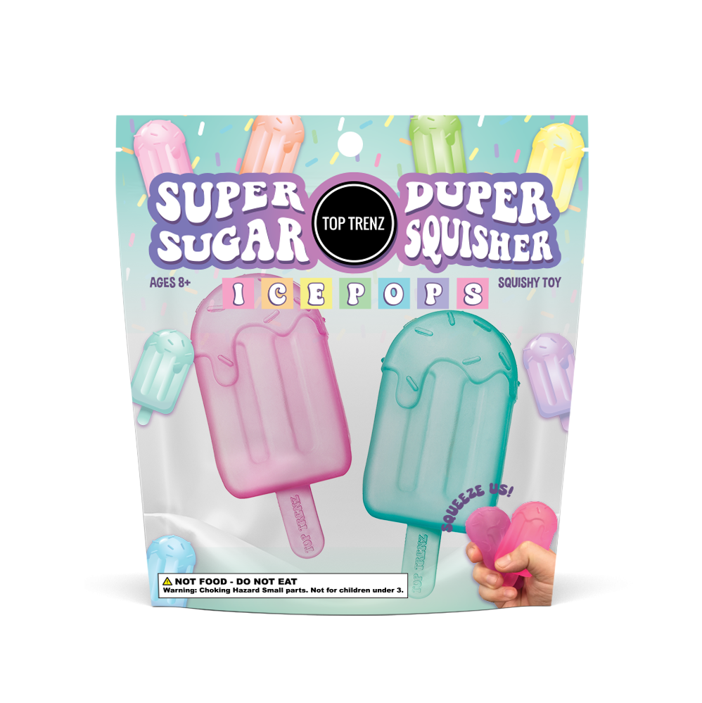 Super Duper Sugar Squisher Ice Pop - 2 Pack