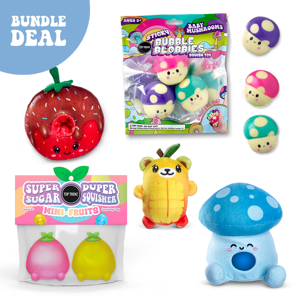 Sensory Lovers Gift Pack Bundle – Fidget Toys, Slime & Squishies