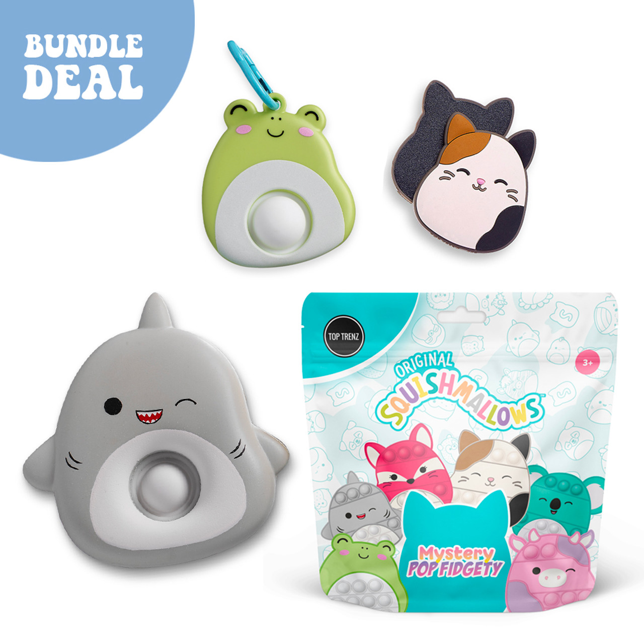 Squishmallows Sensory Bundle - 4 Piece Set