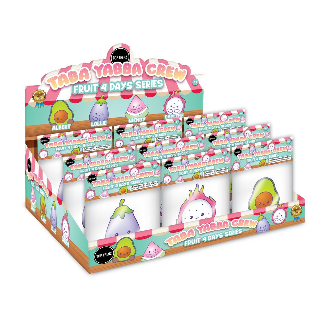 Taba Yabba Crew – Fruit 4 Days Series | Extra Sticky Fruit Fidget