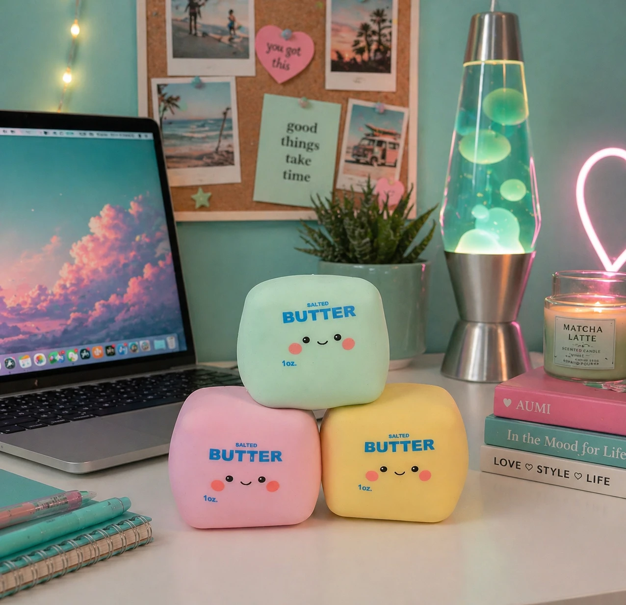 Literally Butter Squishy Cubes