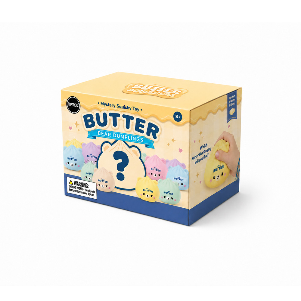 Butter Squishers Butter Bear Dumpling Blind Box | Top Trenz