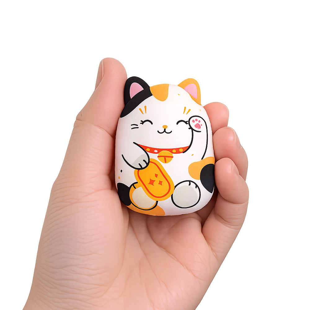 Bubble Stuffed Squishy - Mystery Mini Lucky Cats