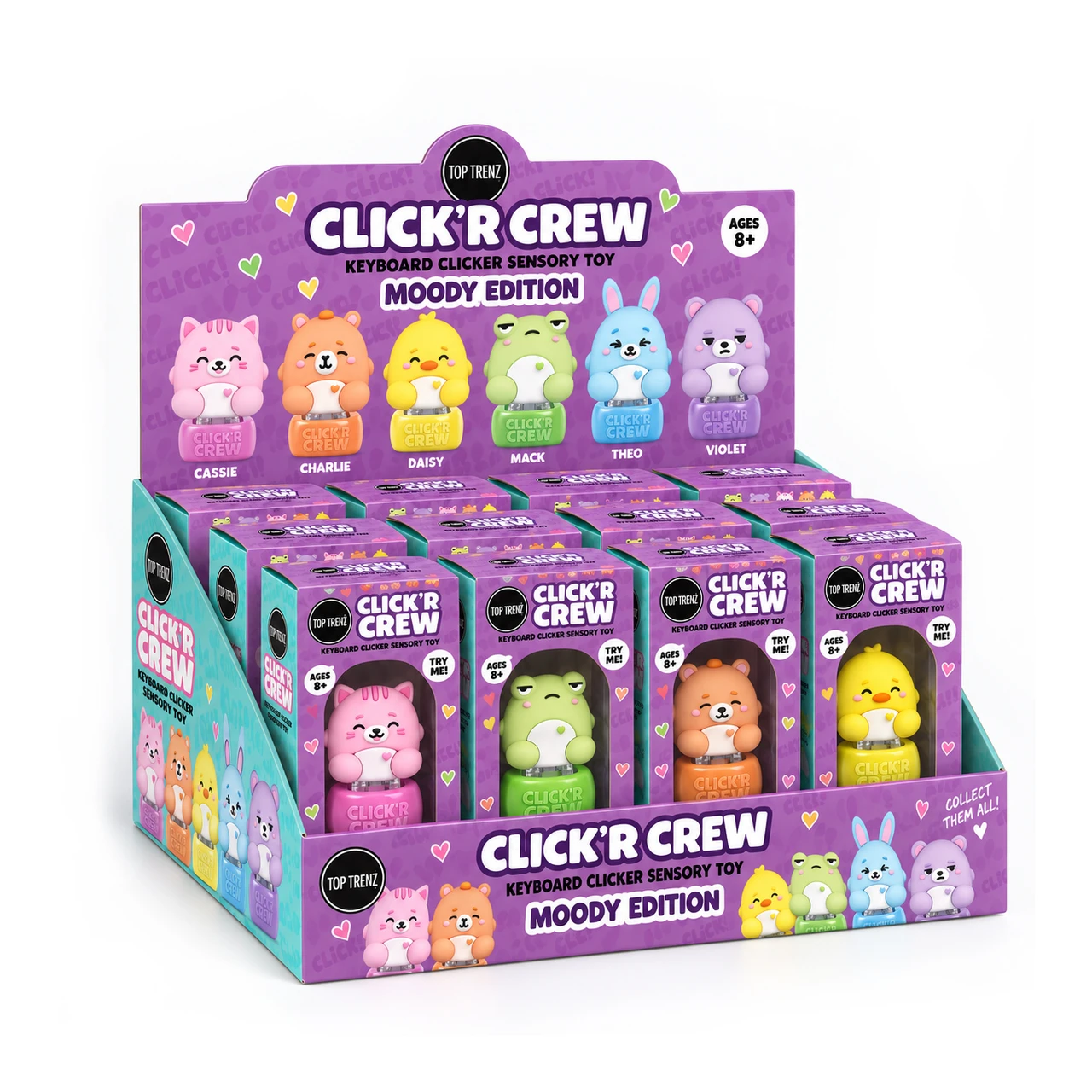 CLICK’R CREW – Moody Edition Keyboard Clicker Fidget Toy