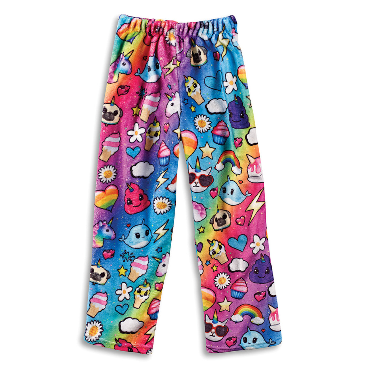 NWT Unicorn Women's Pajama Pants Jogger Lounge Gray Pink Size S
